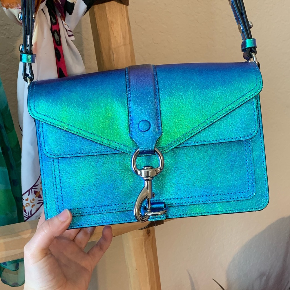 Iridescent Rebecca minkoff purse